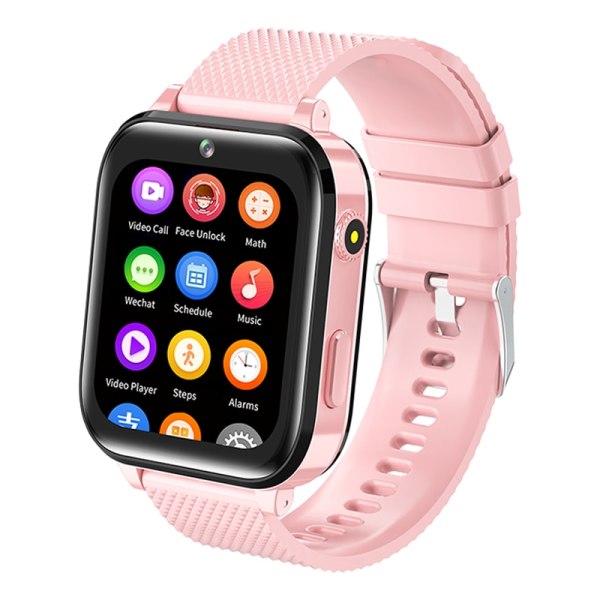 1,7" IPS 4G Kids GPS Smart Watch App Store Ladda ner 8G Large Memory pink