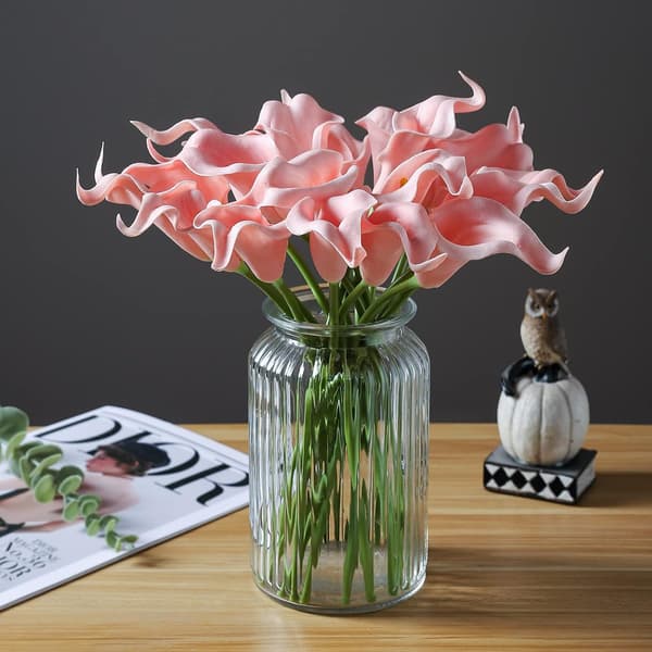 Kunstige blomster, rosa, 20 stk