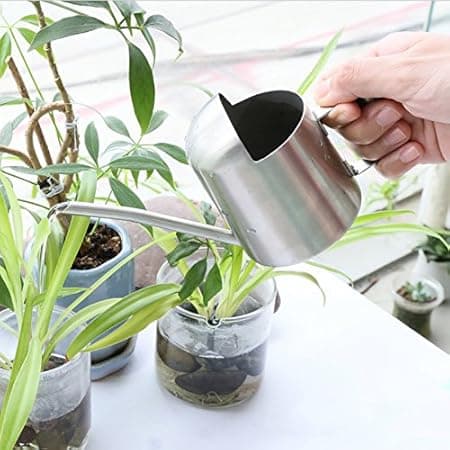 Mini vandkande i rustfrit stål til hjemme- og kontorplanter