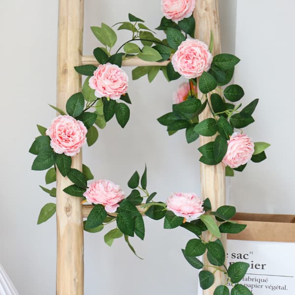 Kunstig blomsterranke, pink, 1 stk