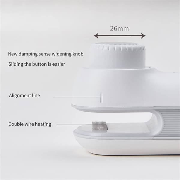 Hjem Bærbar Termoplastisk Poseforsegler Med Bladvarme Pose Mini USB-Lading Magnet，8907