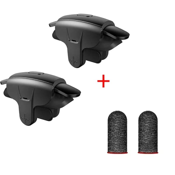 Sort og hvid trådløs spilcontroller, kompatibel med PS-konsoller, Bluetooth
