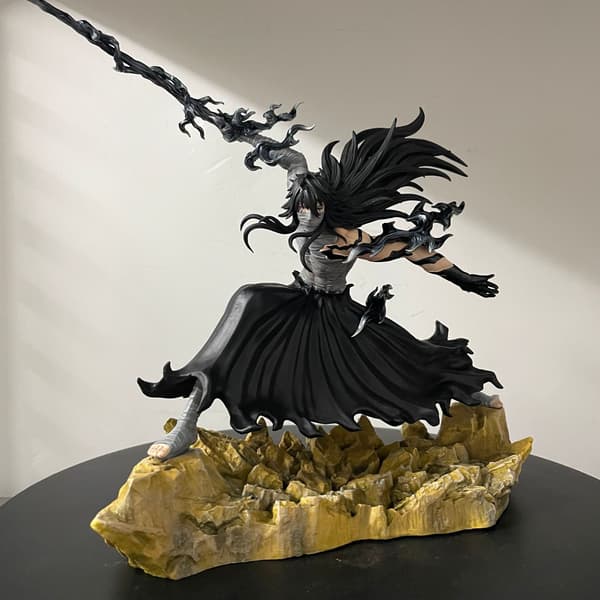 Anime-inspirert mannlig karakter actionfigur, 24cm Moonless Battle samlerstatue skrivebordsdekorasjon