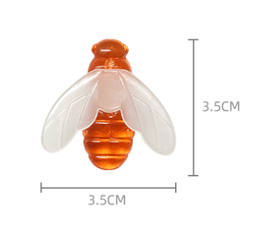 1 stk. solcellehagelys, 5M Bee Fairy String Light 8 moduser Vanntett utendørs/innendørs hagelys (hvit) B