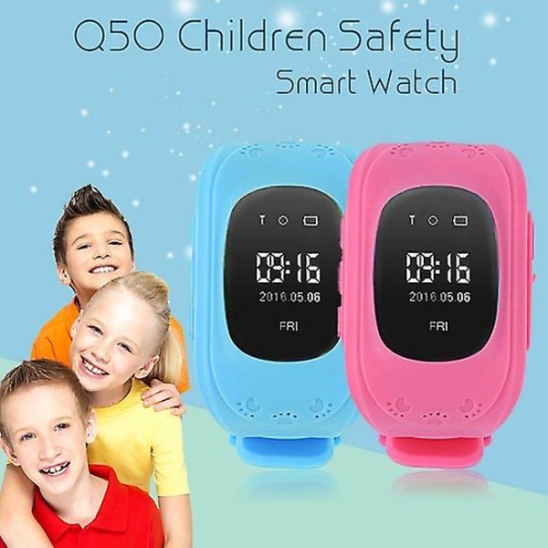 Smart Child Safety Watch Locator Tracker Smart Alarm pink