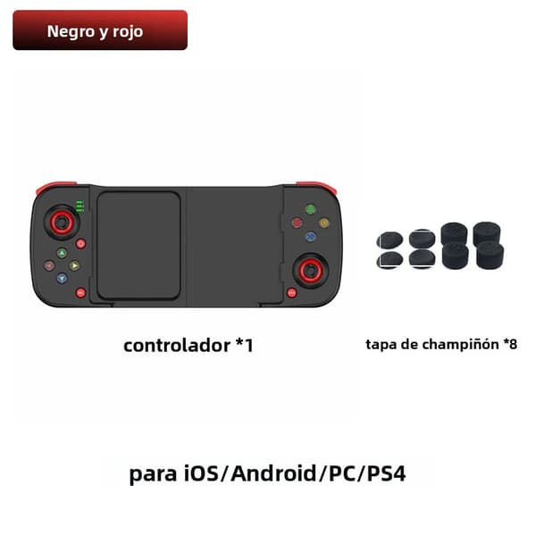 D8 Sky Sort Bluetooth 5.2 Teleskopisk Gamepad, Kompatibel med Android, iOS, PS3, PS4, Switch, iPad