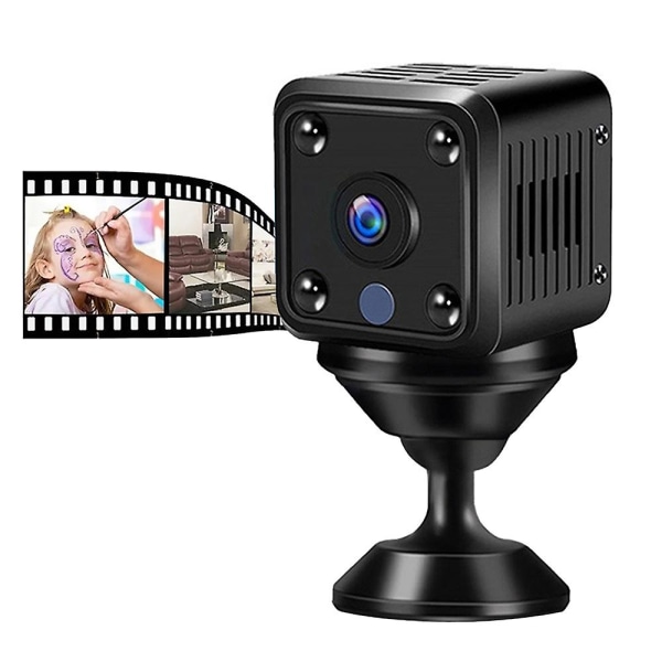 Spionkamera dold kamera - 1080p minisäkerhetskamera - trådlös wifi-kamera - inomhushemkamera - övervakningskamera med rörelsedetektering och nig