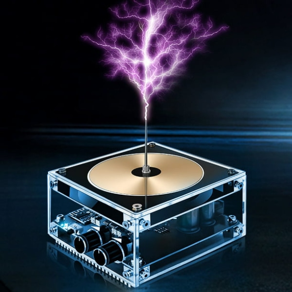 Musik Tesla-spole med Bluetooth-forbindelse Mini Lightning Generator Sjovt videnskabeligt eksperiment