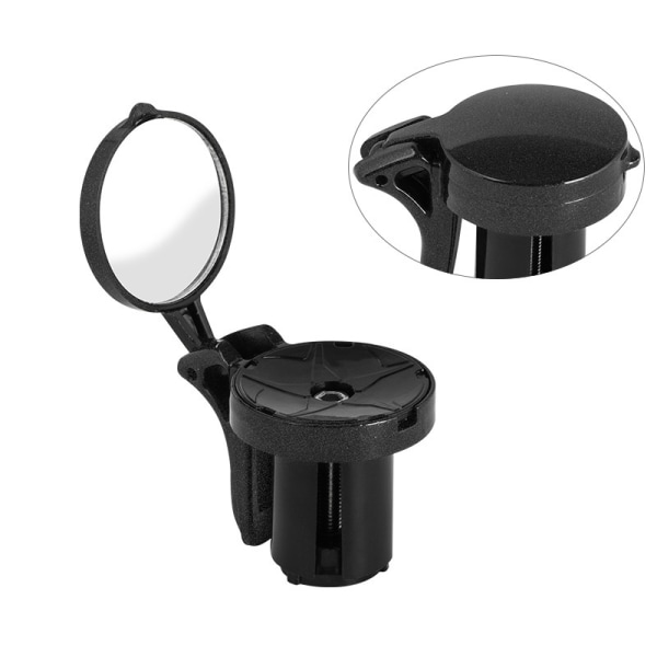 Road Bike Mirror - Vikbar styrspegel - Konvext glas med 360 graders rotation