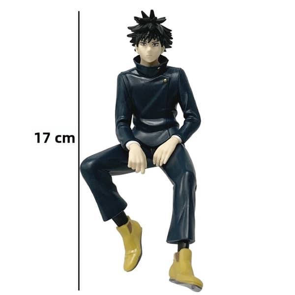 Med eske; 17 cm mørk trollmannfigur, PVC-samleobjekt for fest- og bursdagsgaver