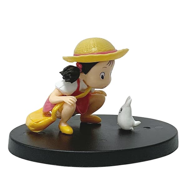5 stk. søte skogsånd mini statuer, romdekorasjon samleobjekter, kawaii gaver til barn