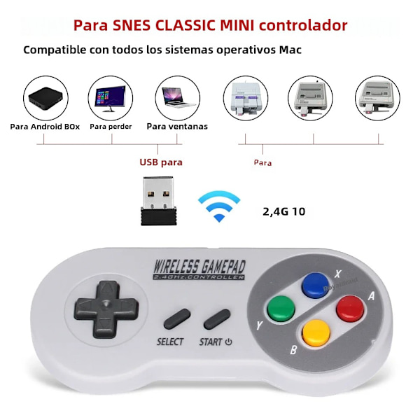 S02 Hvid Trådløs Bluetooth Game Controller med Hall Triggere og Taktile Knapper, Kompatibel med Switch, PC, Android og iOS