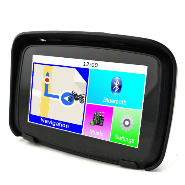 5 Tommer Motorcykel GPS Navigator Robust med Seneste Kort