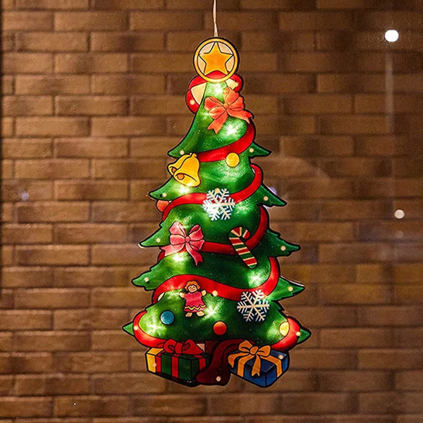 Jul sugekop lys, jule vindue suge kop lys (juletræ)