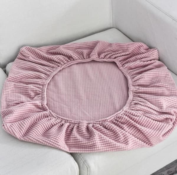 Kamel farve; Ekstra stort enkelt sofaovertræk, bredde 65-95CM, længde 65-95CM; Nordisk minimalistisk stil majsfleece sofaovertræk, fuld dækning elastisk Single-seater