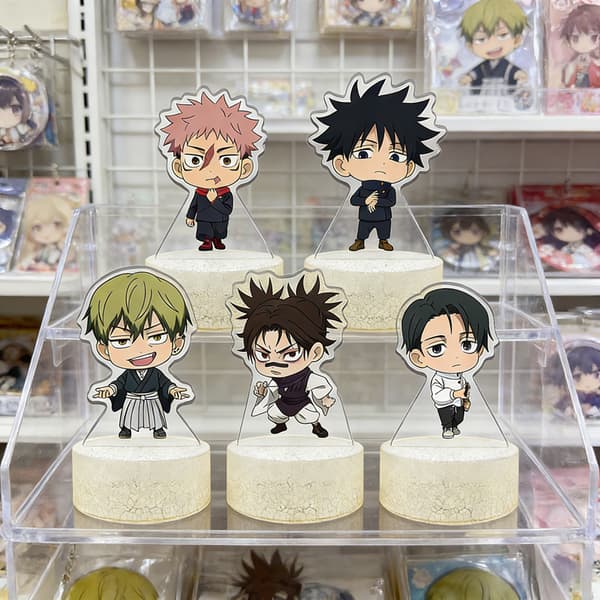 Chibi Kimono-stil LED Nattlys, Mannlig Tegneseriefigur Skrivebordslampe