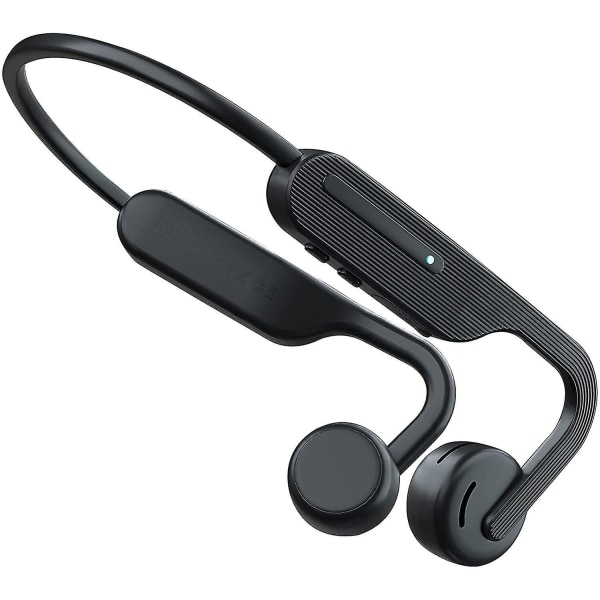 Air Open Ear Bone Conduction Hodetelefoner Trådløs Bluetooth 5.0 Med Mic - Hifi 9d Stereo 16 timers spilletid - Svettebestandig For Sport Trening Løping