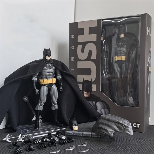 Med eske; Dark Knight-helt actionfigur, førsteklasses samlerstatue, tilpasset modellgave til barn