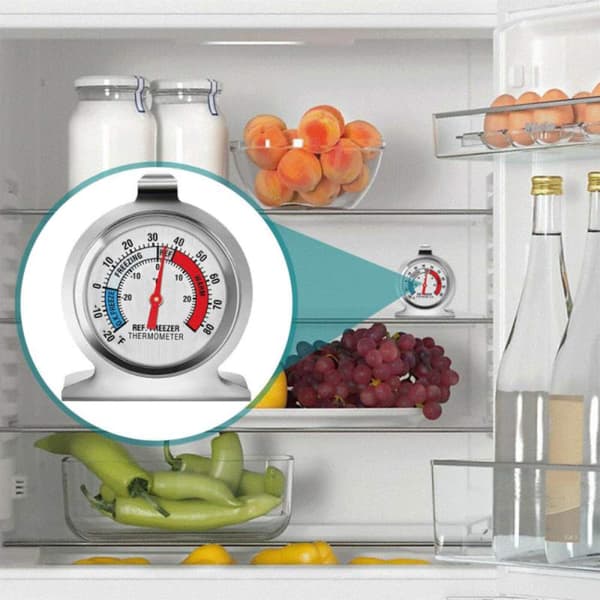 Förpackning med ugnstermometer i rostfritt stål, mikrovågsugnstermometer, kökstermometer för matlagning, grilltermometer