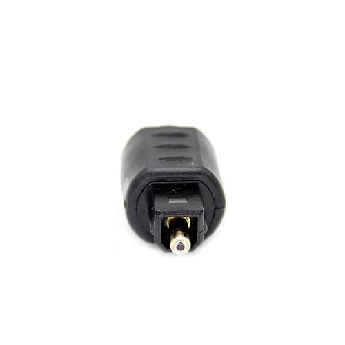 Toslink til Mini Toslink optisk fiberadapter SPDIF digital lydkonverter