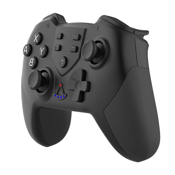 Sort Trådløs Bluetooth Spilcontroller, Kompatibel med PS3 og PC, Gamepad Joystick Tilbehør