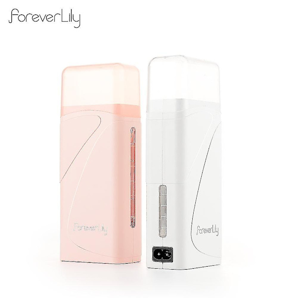 Foreverlily Voksvarmer Voksrulle Epilator Depilator Varmer Hårfjernelse Voks Hurtig Opvarmningsmaskine Kropsben Hårfjerning Voksvarmer White