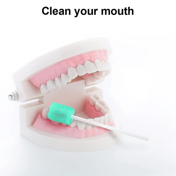 100 st Oral Sponge Steril Oral Sponge Oral Care Sponge Oral Care Oral Hygiene Svamp [gratis frakt]