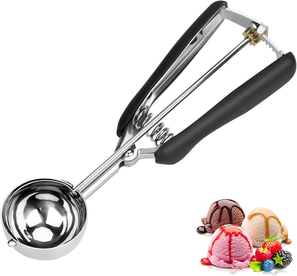 Isske 304 rustfrit stål til is, melon, kødboller, kage, dej, isske 5 cm