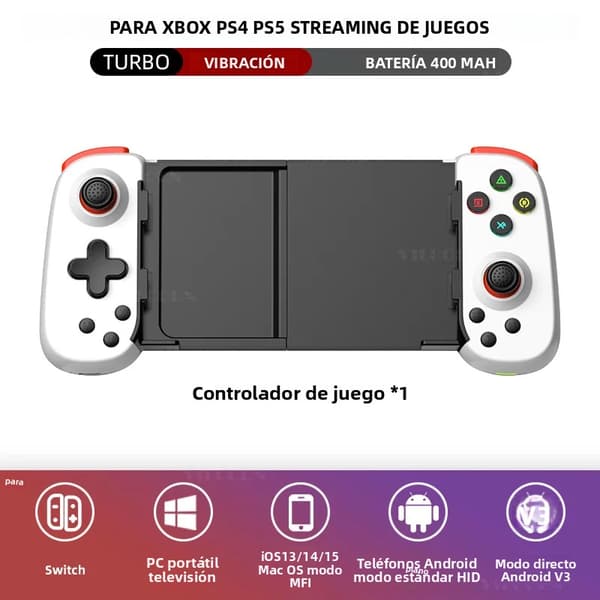 GameSir Nova Lite 2 Trådlös PC-handkontroll med Hall Effect-joysticks & -triggers, 2,4G & Trådbunden, 1000Hz Polling Rate, Ommappningsbara knappar