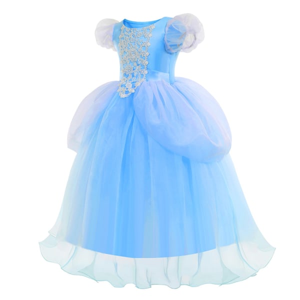 Halloween Kids Cinderella Tutu Cinderella Mekko Puuvillainen Elsa Prinsessa Mekko 120cm