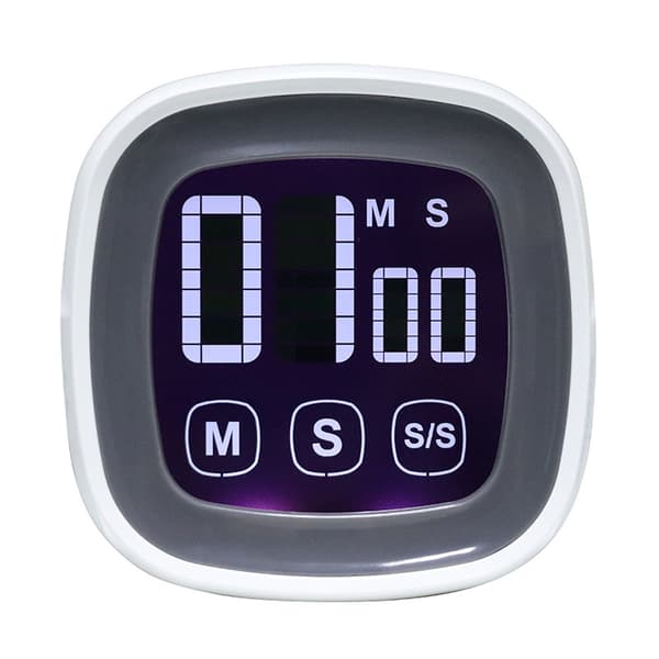 Stopur Elektronisk Køkken Timer Touch Screen Timer Påmindelse Nedtællingsur Touch Screen Timer med Stopur