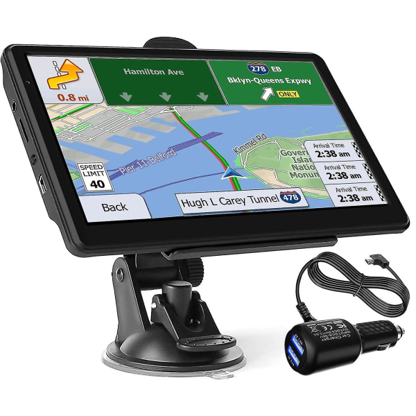 Bil/lastbil GPS-navigation, 2022 kort 7 tommer berøringsskærm 8g
