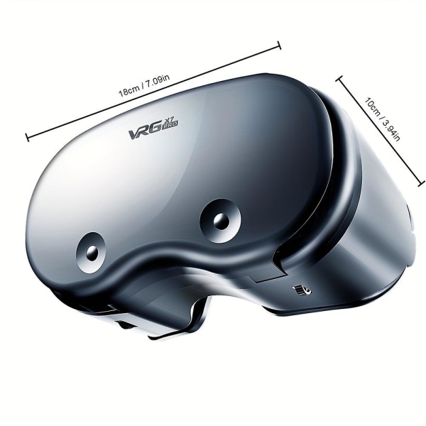 Vr Headset Vr Virtual Reality Headset Vr Glasögon Vr Goggles för 3d Vr Movie Videospel för Ios och Android smartphones