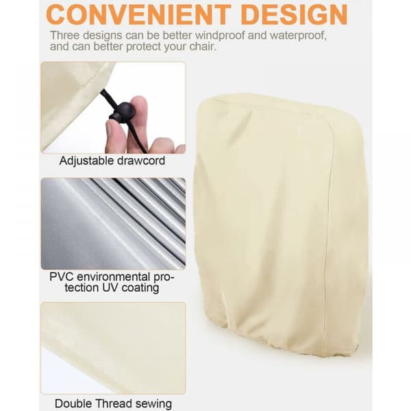 Tuolinpäällinen, beige, 1 kpl