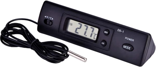 Elektronisk digital LCD temperaturmåler sensorprobe termometer med kablet bred LCD-skjerm for kjøleskap