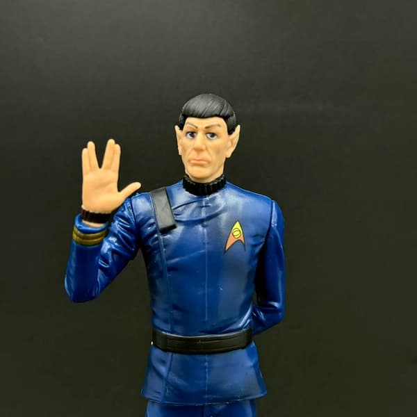 1 stk-opp pose Star Trek Spock PVC Action Figure, 20 cm samleobjekt, skrivebords- og bildekorasjon, gave til voksne