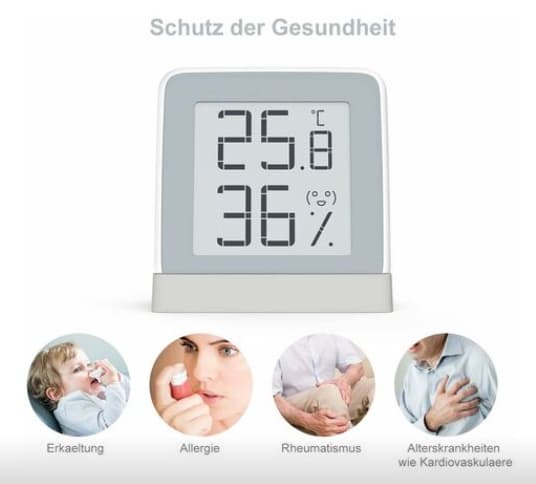 Inomhus Hygrometer Termohygrometer Elektronisk Bläckdisplay Digital Termometer, Inomhus Termohygrometer, Hög Precision, Lämplig för Babyrum