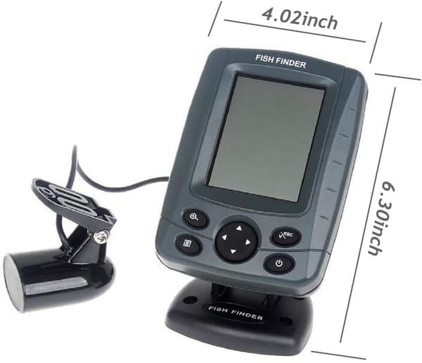 FF688C 3,5" Phiradar Farve LCD Bådekkolod 200KHz/83KHz Dual Sonar Frequency 80M 240ft