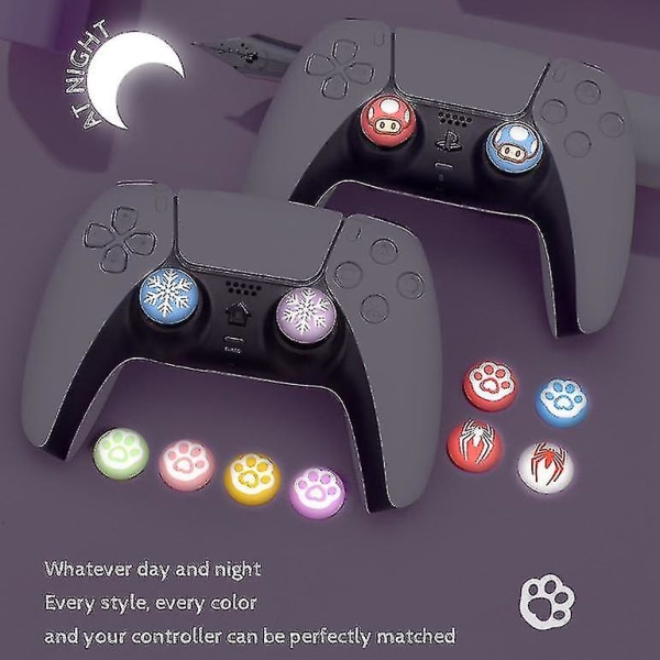 Söta mönster med tumgrepp för PS5 Ps4 Xbox One
