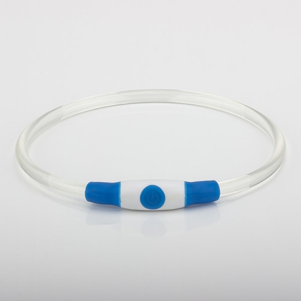 LED uppladdningsbart lysande hundhalsband, blinkande halsband justerbar  längd 3 blixtlägen, 50 cm 2bf6 | Fyndiq