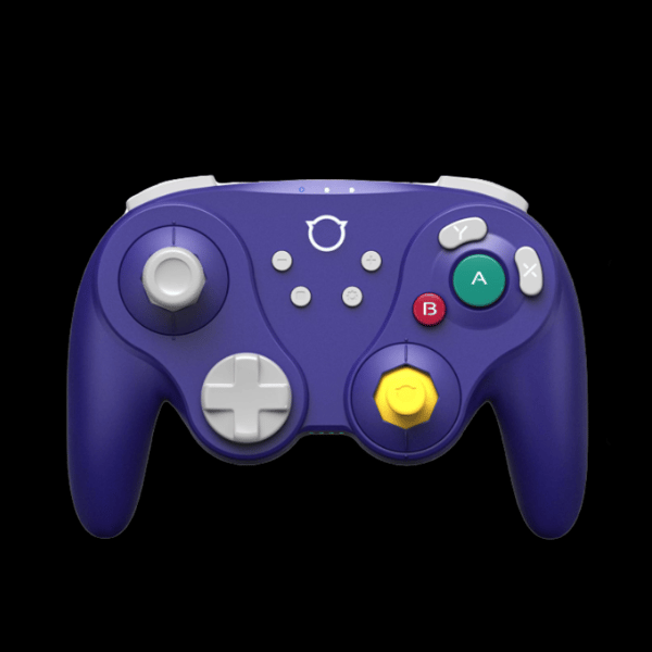 Svart och röd trådlös spelkontroll, kompatibel med PS-konsoler, Bluetooth