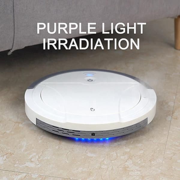 Ny Mini Household Sweep Mop Sweep Robot Vacuum Spray Sweeping Robot Dammsugare White AU