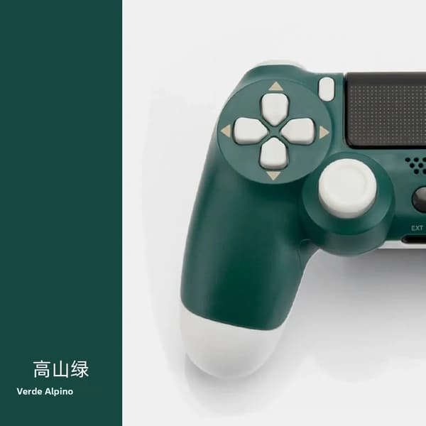 Ghost Fire Trådløs Bluetooth-kontroller med PS4/Slim/Pro, dobbel vibrasjon, kompatibel med Windows, PC, iOS, Android