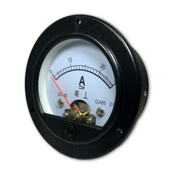 30A rundt panel analogt meter AC ammeter ammeter AC voltmeter 30A direkte 8.2*5CM