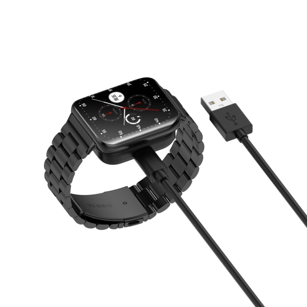 Lämplig för OPPO Watch2 Smart Watch Charger OPPO Watch2 42MM/46 Magnetic Base Charger Black 1 Styck