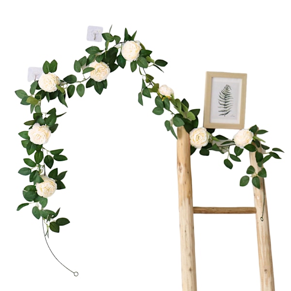 Kunstig blomsterranke, champagne, 1 stk