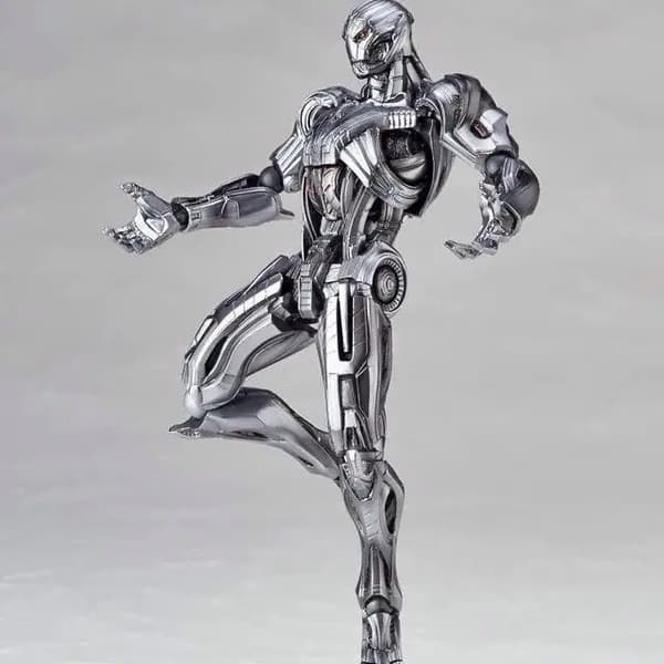 Med eske; useriøs robot soldats actionfigur, 17 cm anime-stil statue, samleobjekt gave til voksne