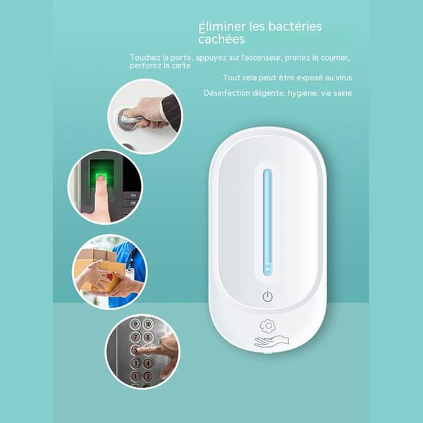 Automatisk sæbedispenser, 350 ml vægmonteret sæbedispenser berøringsfri geldispenser (skumversion) B