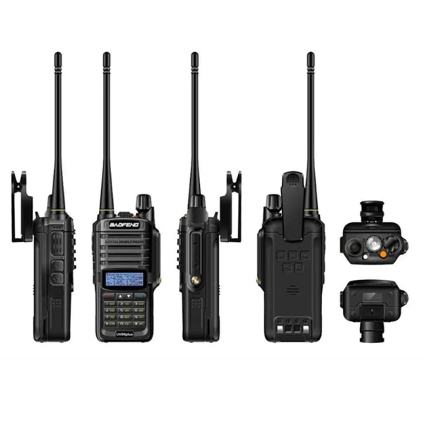 Baofeng UV-9R VHF / UHF Dual Band Walkie Talkie Komradio black