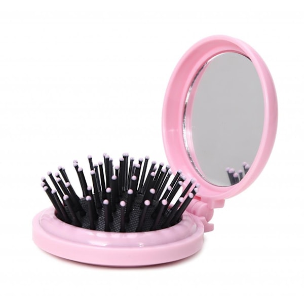 1Pcs Folding Mini Pocket Hair Comb with Mirror Travel Set Gift Idea.